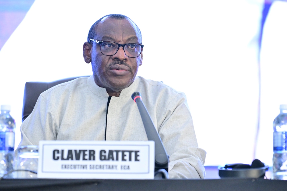 UNECA Executive Secretary Amb. Claver Gatete said the development of infrastructure such as internet connectivity was key to tapping the benefits of AI and that the technology must be shared among countries to avoid inventing the wheel. COURTESY PHOTO