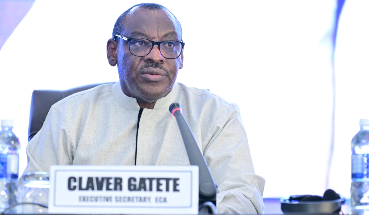 UNECA Executive Secretary Amb. Claver Gatete said the development of infrastructure such as internet connectivity was key to tapping the benefits of AI and that the technology must be shared among countries to avoid inventing the wheel. COURTESY PHOTO