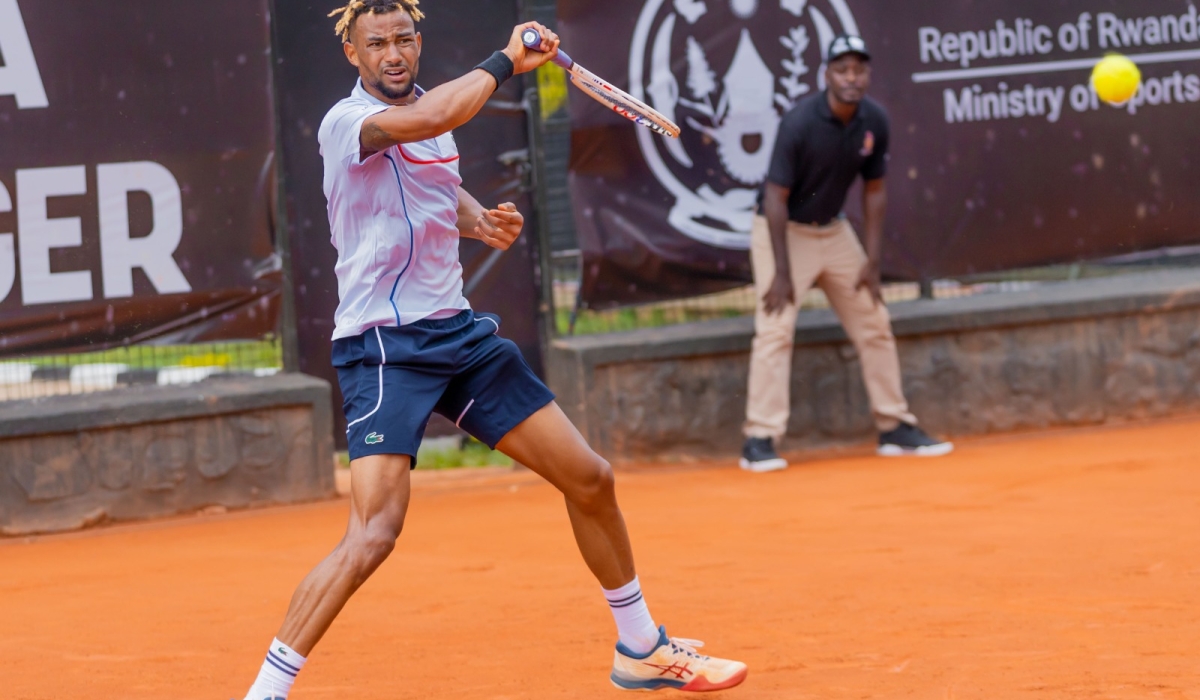 Frenchman Calvin Hemery beat Bodgan Bobrov 6-3, 6-4 on Tuesday to set up a second round meeting with Corentin Denolly on Wednesday-Photo by FRT.