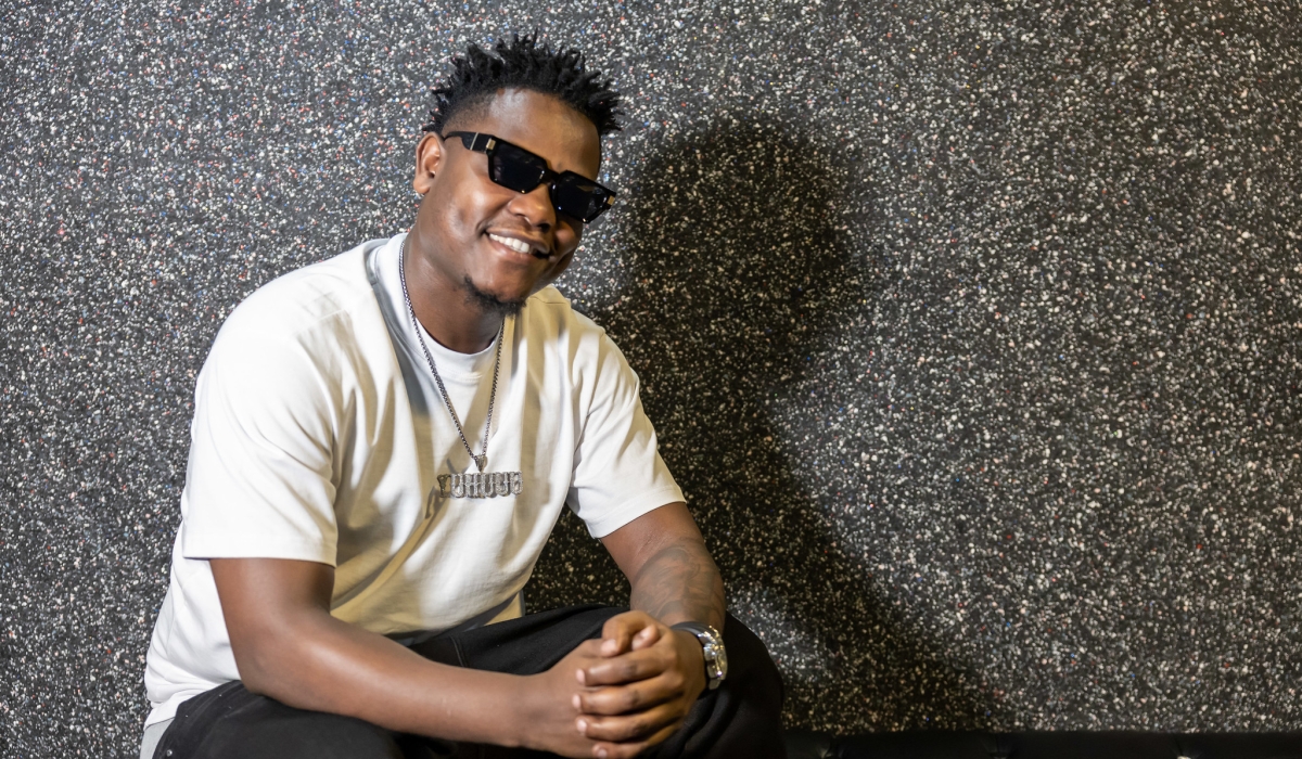 During the interview, music sensation Bruce Melodie delved into his musical journey, achievements, and creative processes. Photo by Willy Mucyo