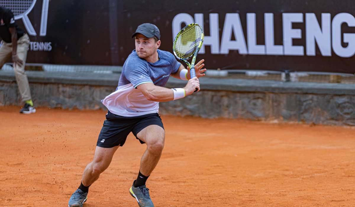Frenchman Clement Tabur will be up against countryman Calvin Hemery in the Rwanda Challenger week 2 quarterfinal on Friday, March 8-Photo by FRT
