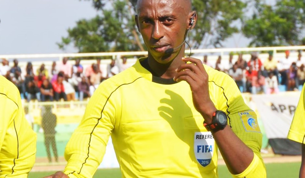 Rwandan international referee Jean Claude Ishimwe is set to officiate Saturday’s league derby between Rayon Sports and APR FC. Photo by Sam Ngendahimana