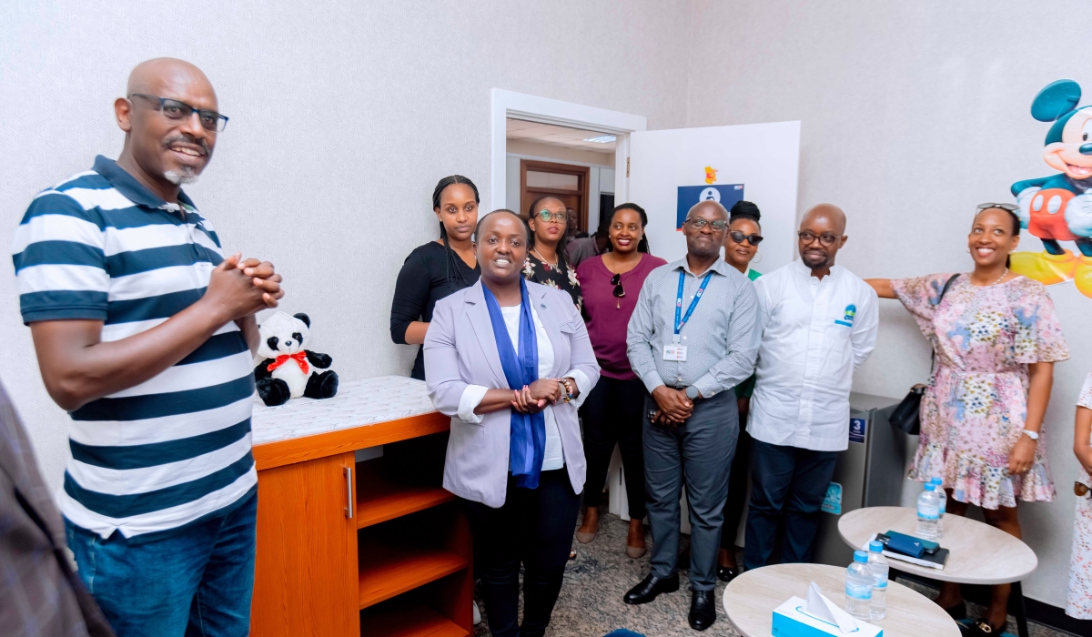 Officials tour a newly inaugurated  mother&#039;s room at ISCO headquarters during the celebration of  the International Women&#039; s Day on Friday, March 8. Photos by Craish Bahizi