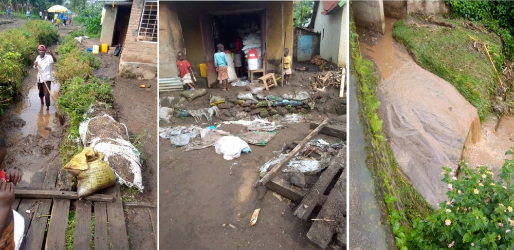 A scene of incident where floods washed away children in Rubavu District. Photo by Germain Nsanzimana
