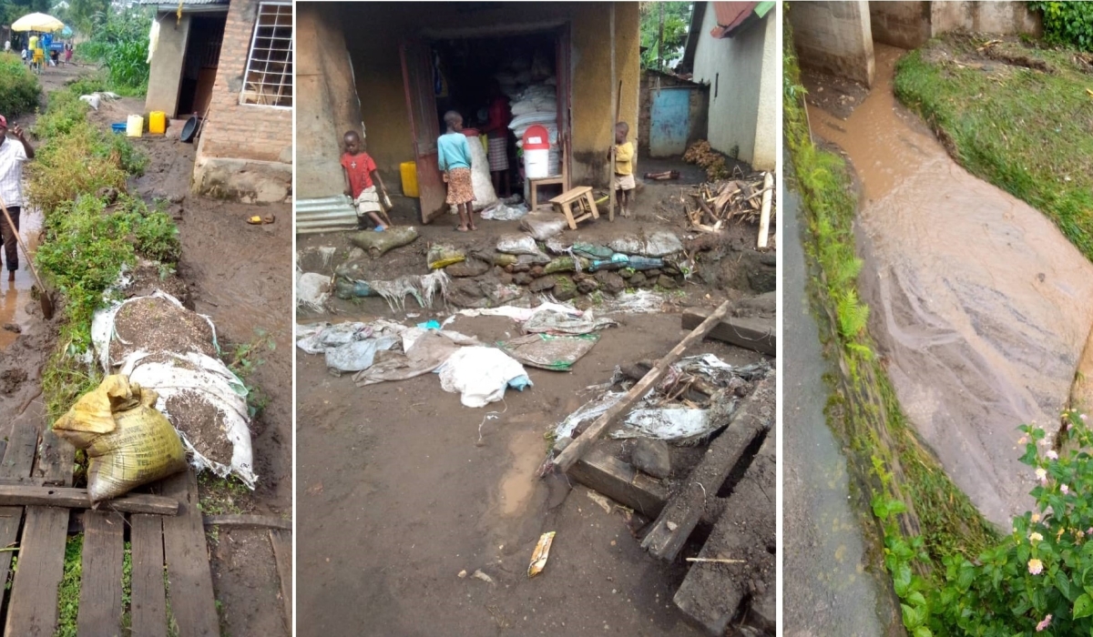 A scene of incident where floods washed away children in Rubavu District. Photo by Germain Nsanzimana