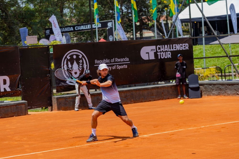 Trungelliti won the final of Rwanda Callenger week 2 after beating Tabur 6-4, 6-2 in the final on Sunday, March 10-Photos by FRT