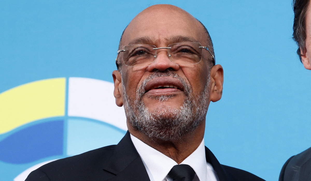 FILE PHOTO: Haiti's Prime Minister Ariel Henry attends the Canada-CARICOM Summit in Ottawa, Ontario, Canada October 18, 2023. REUTERS/Blair Gable/File Photo