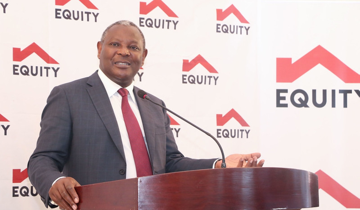 Equity Group Managing Director and Chief Executive Officer, Dr James Mwangi. Courtesy