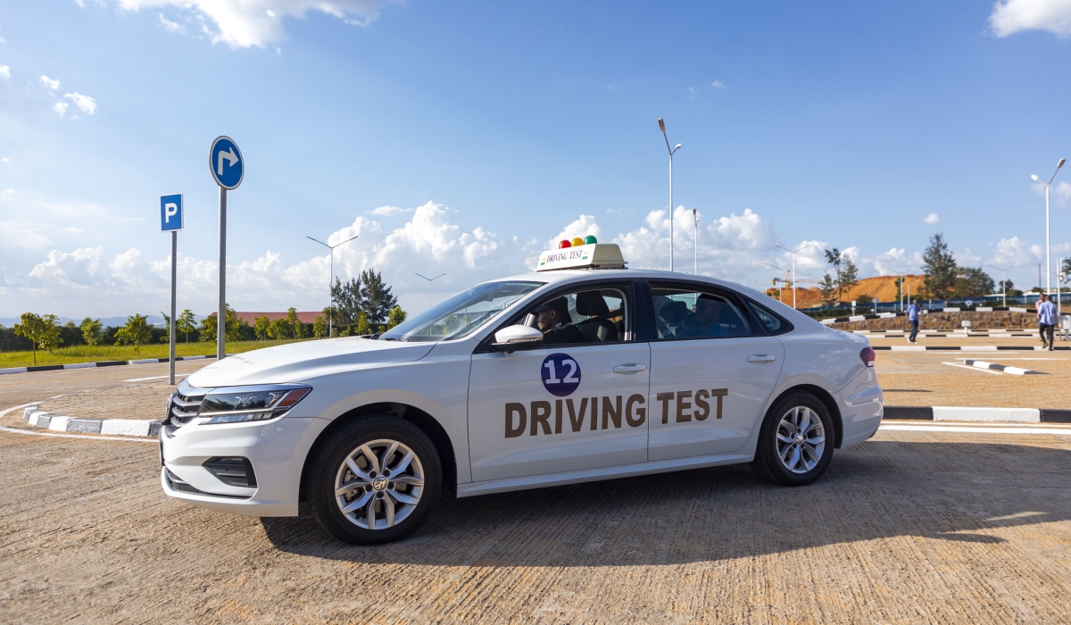 ‘Driving eTesting System’ unveiled at Busanza driving license test centre, located in Busanza, Kicukiro district on Wednesday, March 13. All photos by Christianne Murengerantwari