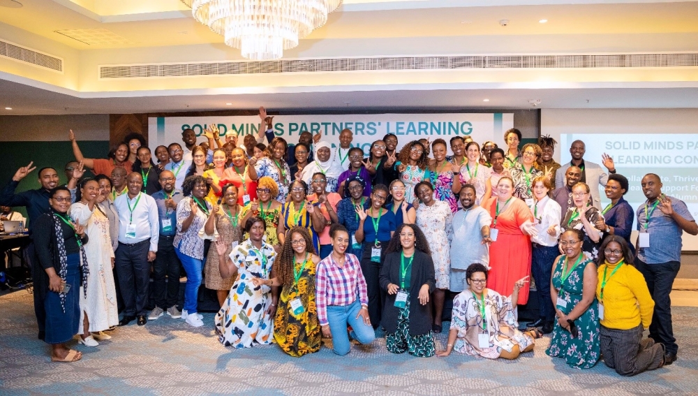 The event was organised by Solid Minds, a counselling clinic and independent outpatient centre for mental healthcare, research, and training, based in Kigali.