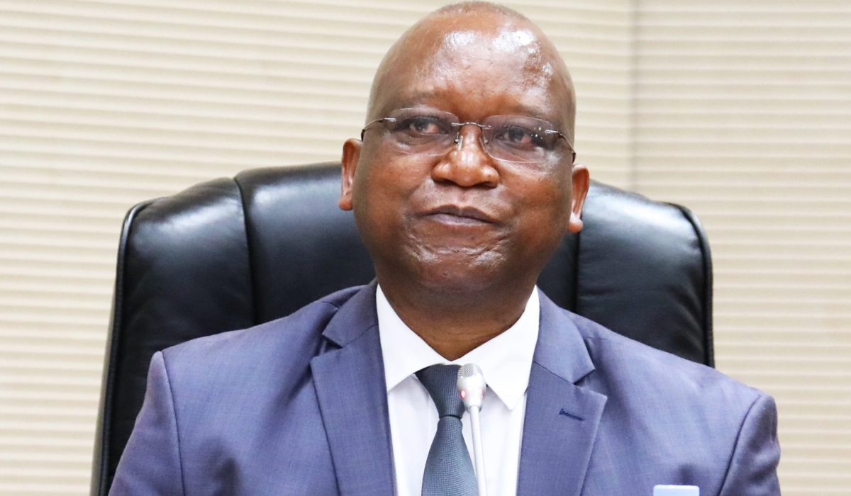 The Minister of Defence, Juvenal Marizamunda, during his appearance in Parliament on Thursday, March 14 to give detailed explanations of the new proposed changes in the bill governing the Rwanda Defence Force (RDF). He said the new changes are in line with defending the country’s territorial integrity and national sovereignty, as well as boost its peacekeeping missions abroad. Courtesy photo