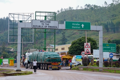 A view of Rusumo one stop border Post between Rwanda anad Tanzania in Kirehe District. File