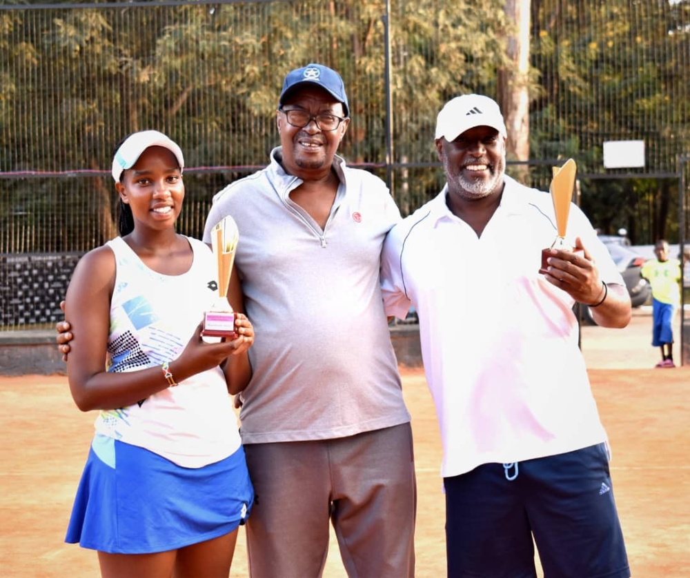 Carine Nishimwe emerged triumphant in the 2024 Women&#039;s day tennis tournament, held at Kigali Ecology Tennis Club from March 15-17. Courtesy