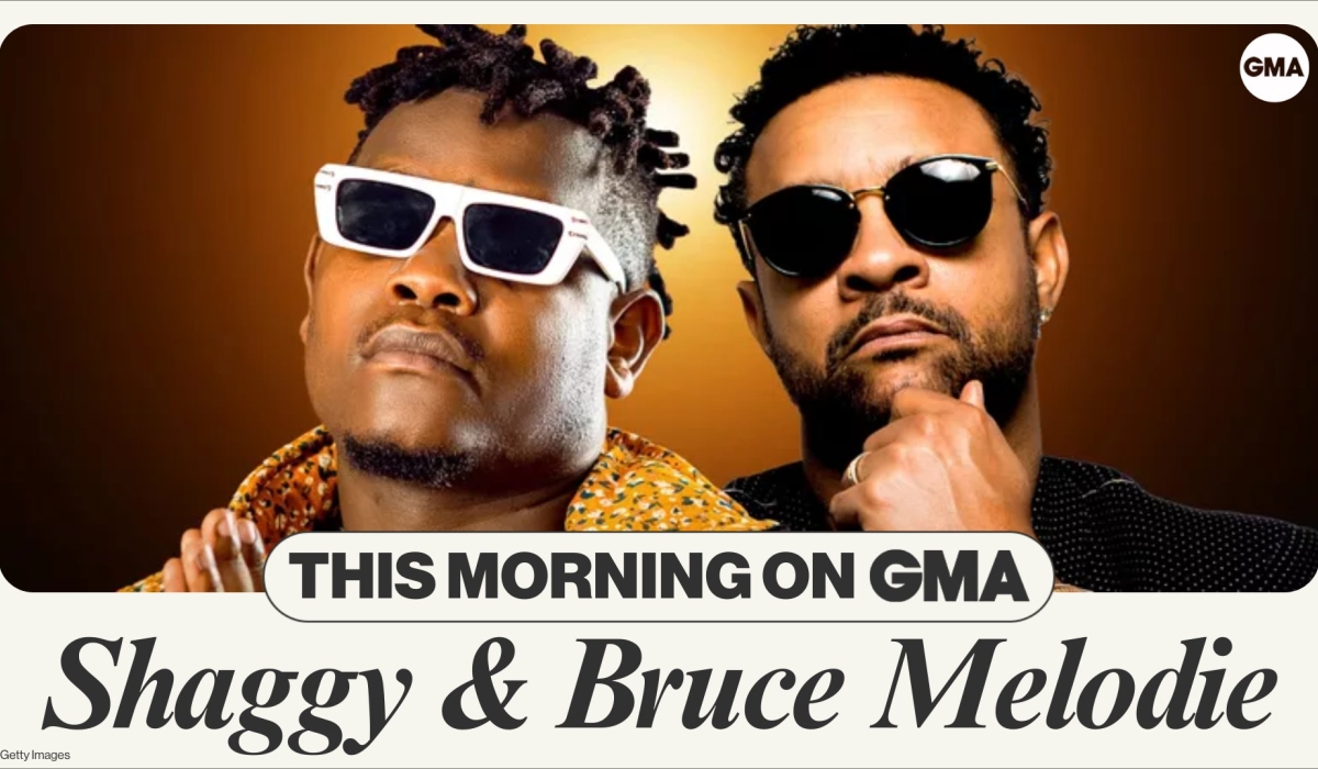 Rwanda’s top musician Bruce Melodie on Monday, March 18, took the stage on ‘Good Morning America’ (GMA) show to perform his latest hit song “When She Is Around” remix that features reggae icon Shaggy.