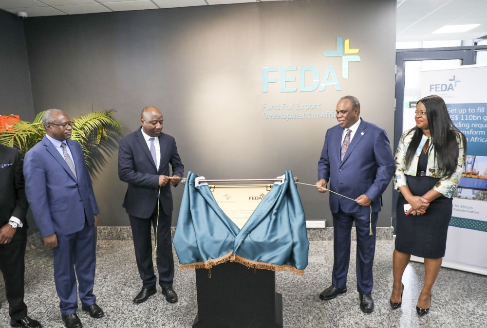 Prime Minister Edouard Ngirente officially launched the Fund for Export Development in Africa (FEDA) on Wednesday, March 20.Photos by  Dan Gatsinzi