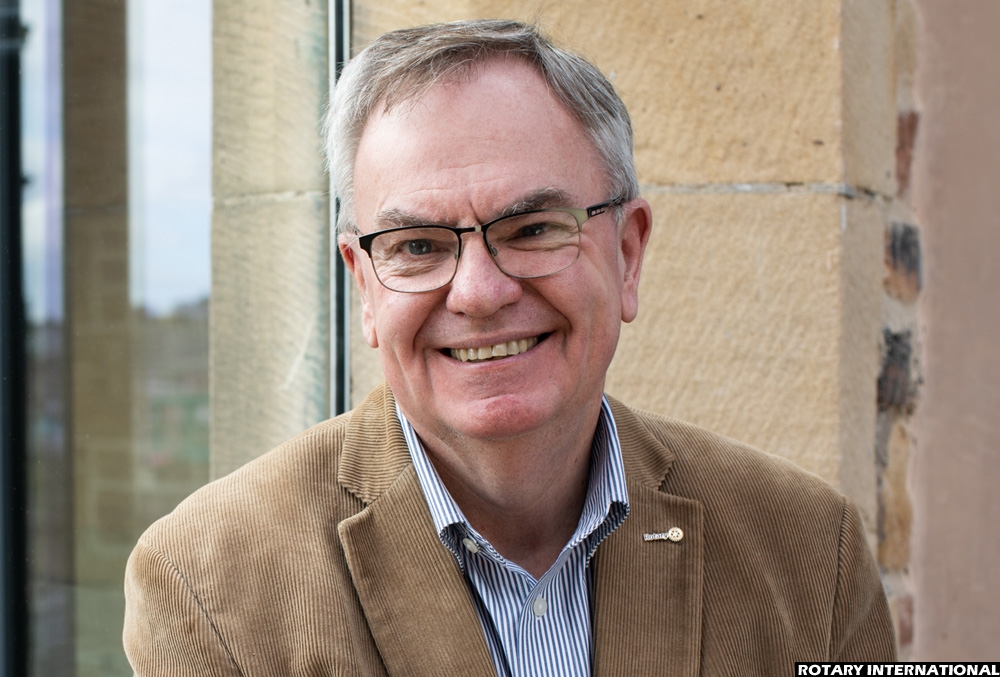 The Rotary International president, Gordon McInally is expected in Rwanda for a three-day working visit, from March 21-23. Courtesy