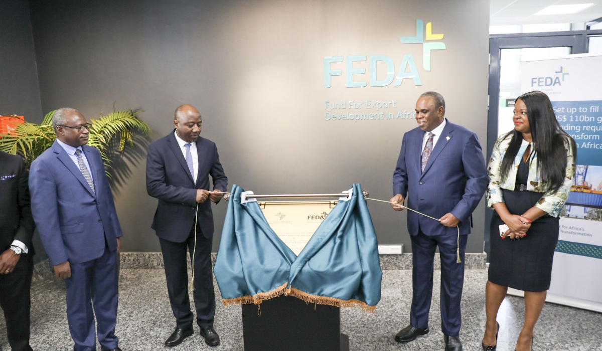 Prime Minister Edouard Ngirente officially launched the Fund for Export Development in Africa (FEDA) on Wednesday, March 20.Photos by  Dan Gatsinzi