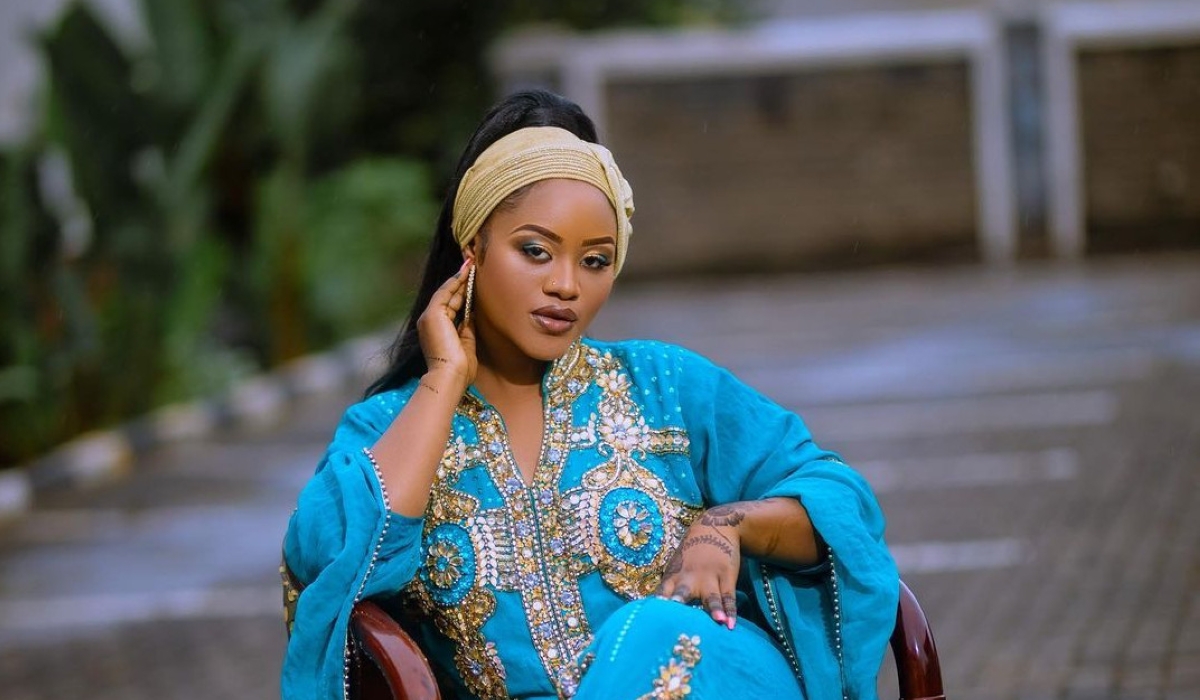 Twenty-five-year-old Anitha Ingabire has learned many skills that include hairdressing, tailoring, and interior design. Courtesy photo