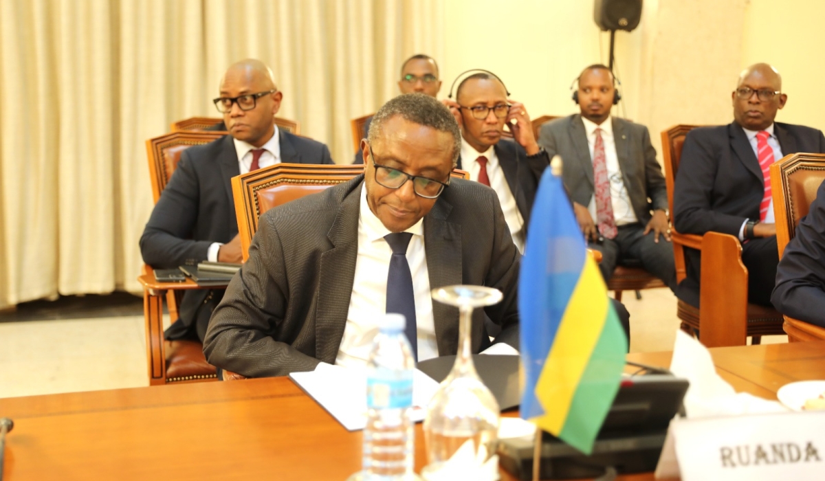 Rwanda’s Foreign Minister Vincent Biruta and his Congolese counterpart Christophe Lutundula met in the Angolan capital Luanda for high-level consultations on Thursday, March 21. Courtesy