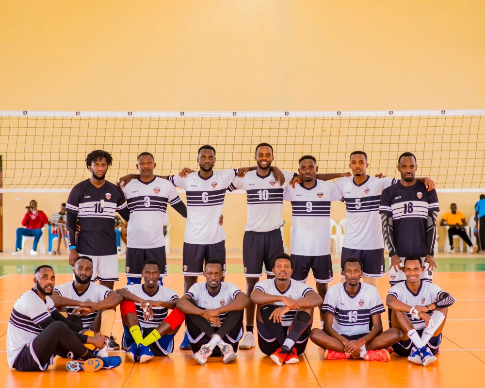 APR Volleyball Club beat  w rivals Police 3-2 sets at Remera Court on Sunday, March 24. Courtesy