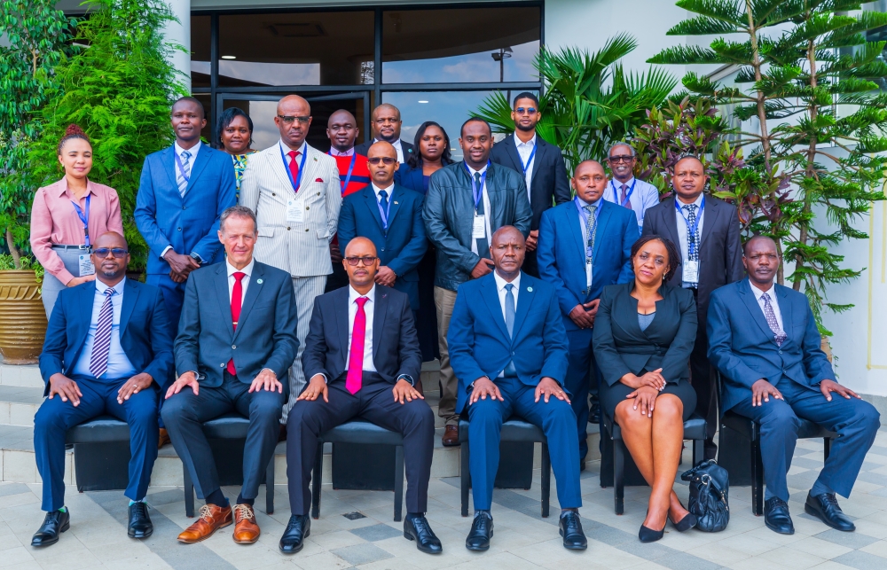 Delegates from the East Africa Standby Force (EASF) member states who are convening in Kigali for a four-day session on Monday, March 25. Courtesy