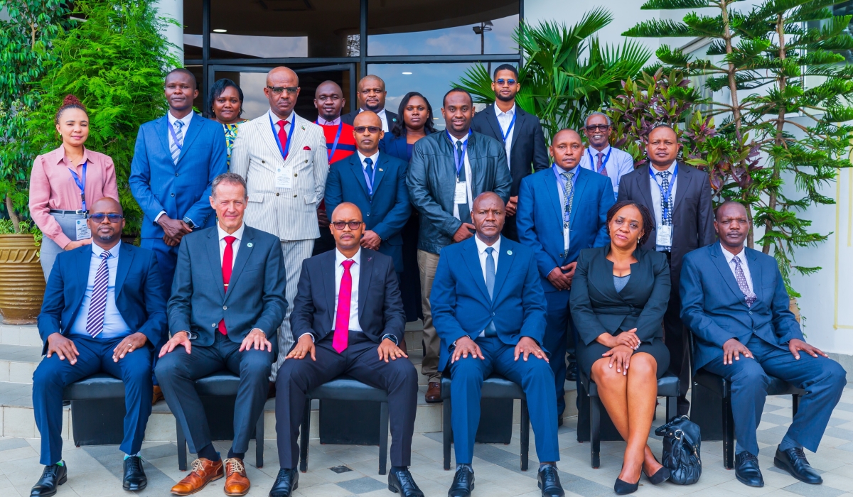 Delegates from the East Africa Standby Force (EASF) member states who are convening in Kigali for a four-day session on Monday, March 25. Courtesy