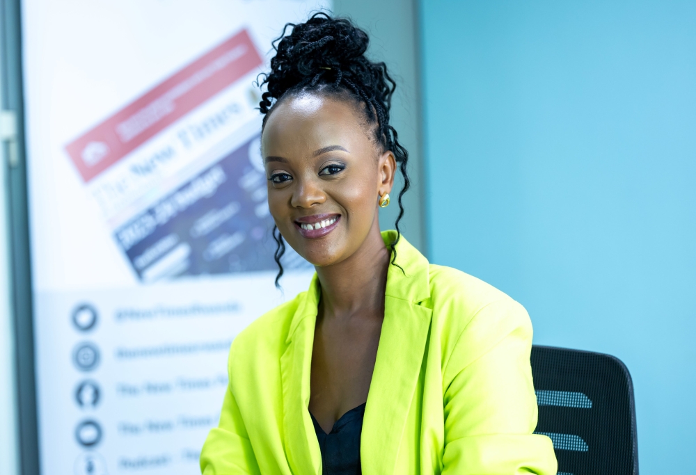 Knowless Butera speaks about her newly released song song, &#039;Uzitabe,&#039;. Photo by Willy Mucyo