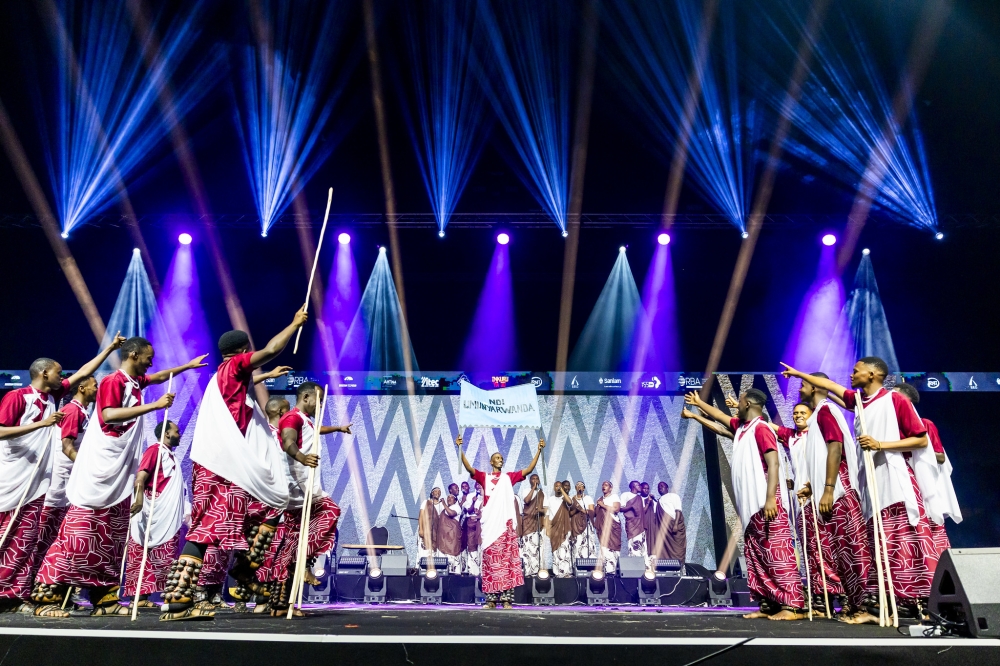 Inyamibwa Cultural Troupe gracefully gave a 3-hour epic performance to thousands of people who turned up at BK Arena, on March 23. Photos by Olivier Mugwiza
