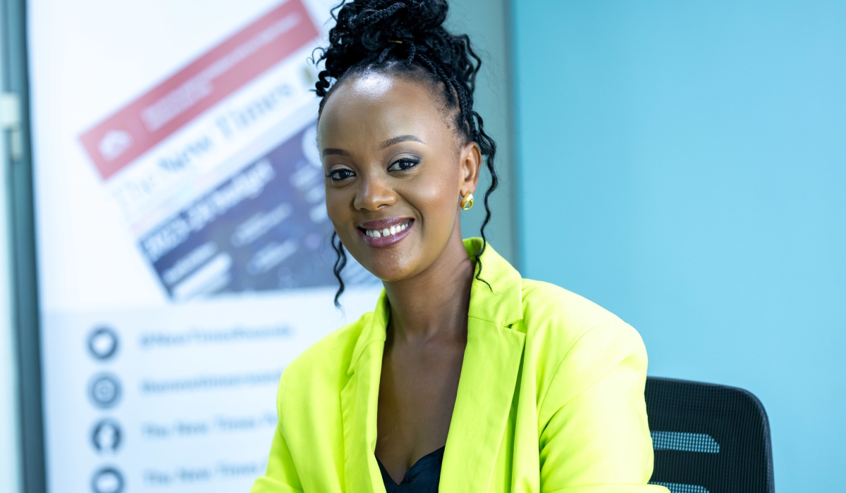 Knowless Butera speaks about her newly released song song, &#039;Uzitabe,&#039;. Photo by Willy Mucyo