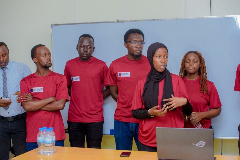 University of Kigali hosted an ‘Internet of Things (IoT) Work Exposure Day to foster gender diversity and promote women’s participation in the rapidly evolving technology field. Courtesy photos