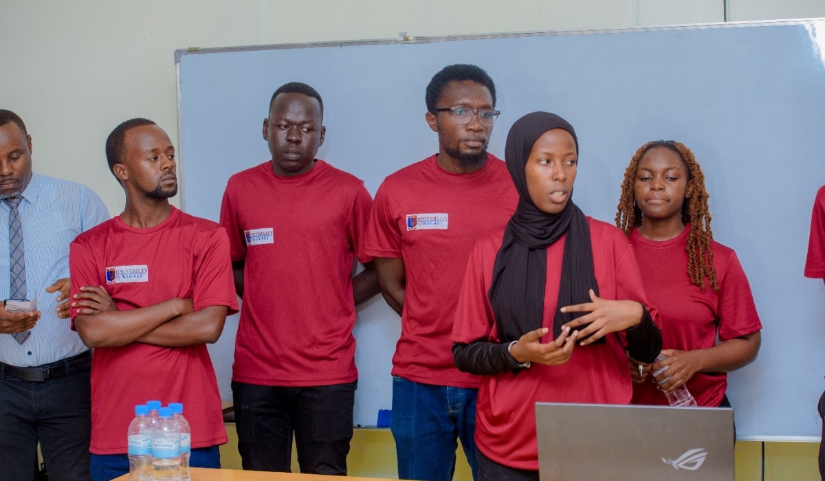 University of Kigali hosted an ‘Internet of Things (IoT) Work Exposure Day to foster gender diversity and promote women’s participation in the rapidly evolving technology field. Courtesy photos