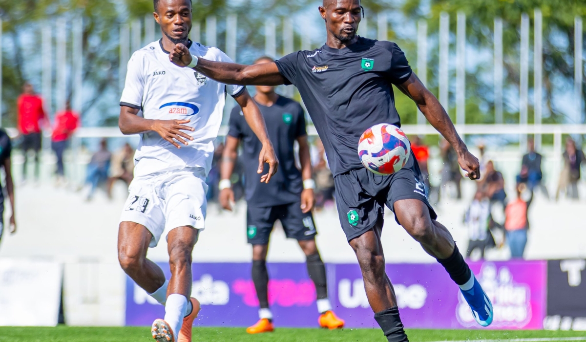 Muhazi United played a 1-1 draw against APR FC at Kigali Stadium on Sunday, March 31. Courtesy