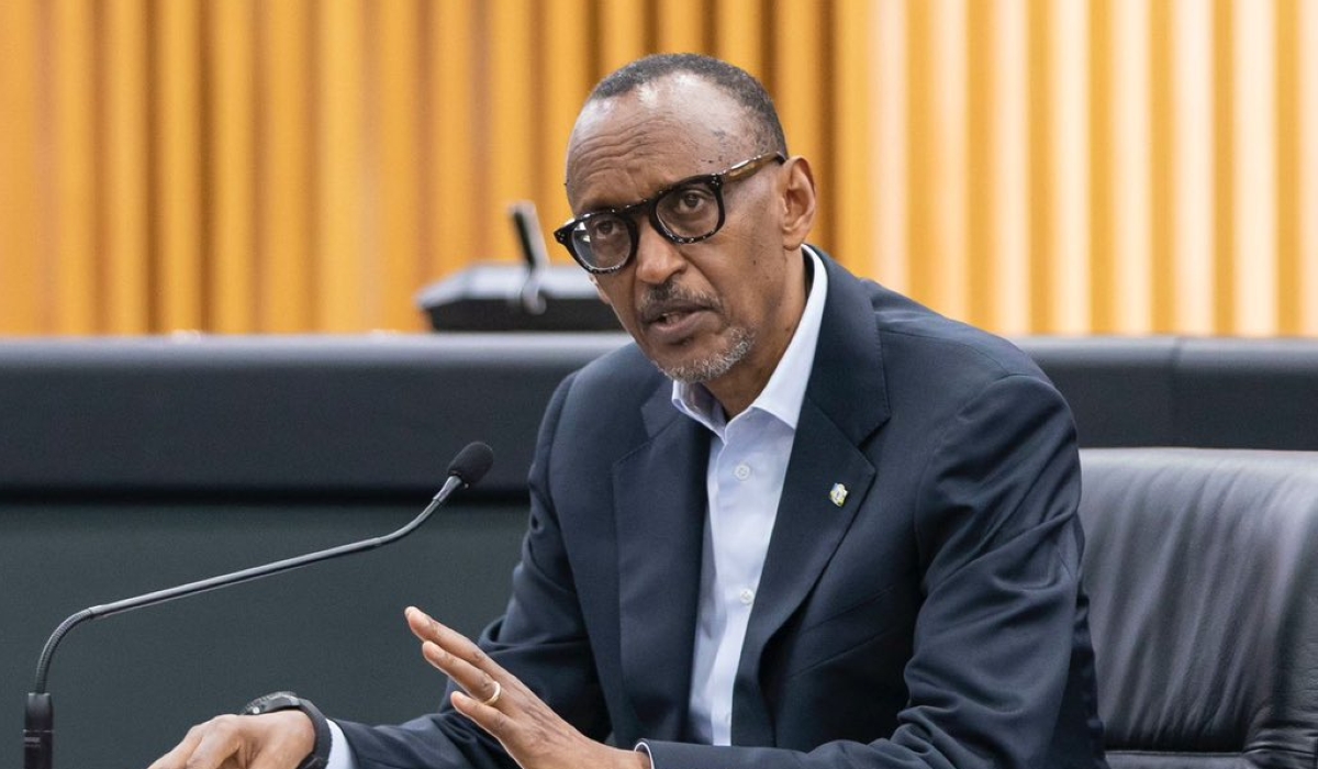 President Paul Kagame has said Rwanda cannot continue to be blamed for DR Congo’s problems. Photo by Village Urugwiro