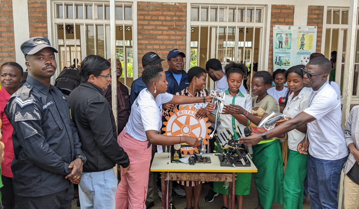 Youth from EAC during REACT’s 2024 Rwanda Edition.