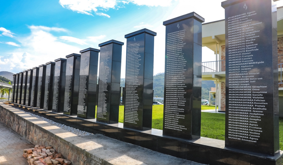 Names of victims of Genocide against the Tutsi at Murambi Genocide Memorial. Photo by Craish Bahizi