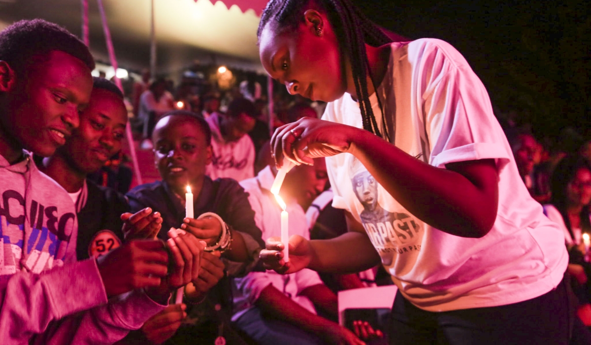 Mourners during Our Past event at Kigali Genocide Memorial.The annual event is set to take place on Tuesday April 9, at the Nyanza Genocide Memorial located in Kicukiro from 5pm. Sam Ngendahimana