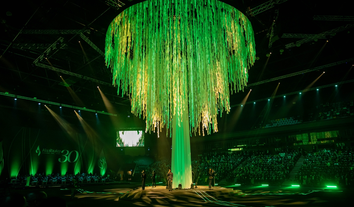 Right in the middle of the Arena stood a tree-like decoration that caught the eye of many. Photos by Dan Gatsinzi