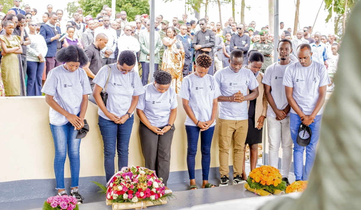 Residents and officials commemorate the 1994 Tutsi Genocide against the Tutsi in Kayonza, where 3,000 victims were murdered by Interahamwe.