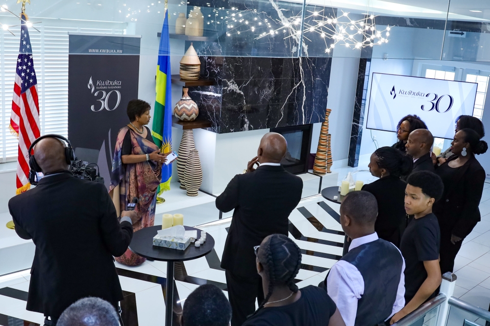 Amb Mathilde Mukantabana called on all Rwandans and friends of Rwanda in the US to actively participate in these events planned within the 100 days of commemoration.