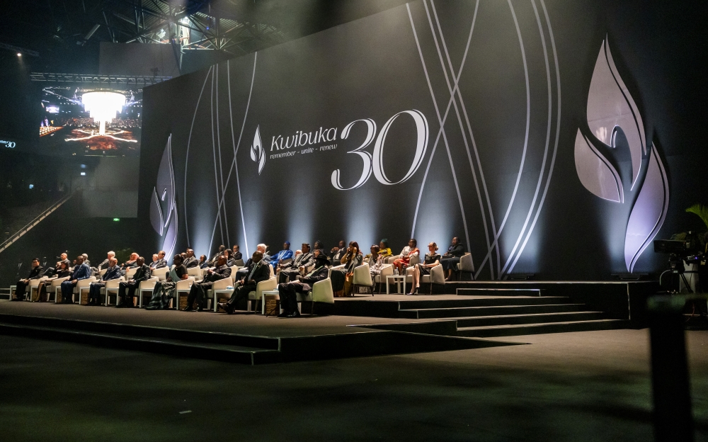 Rwandans and friends of Rwanda convened at the BK Arena on April 7, 2024, for the 30th Commemoration of the 1994 Genocide against the Tutsi. Photo by Dan Gatsinzi