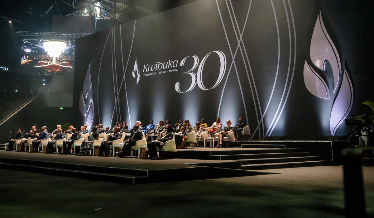 Rwandans and friends of Rwanda convened at the BK Arena on April 7, 2024, for the 30th Commemoration of the 1994 Genocide against the Tutsi. Photo by Dan Gatsinzi