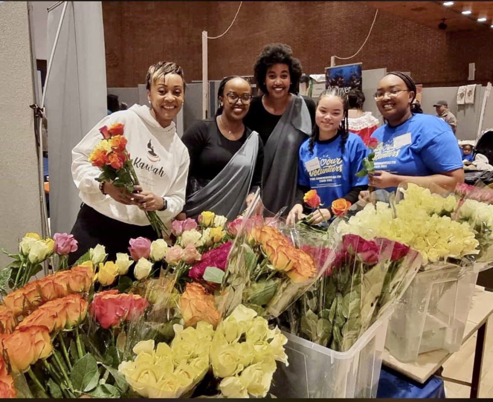 Rwandan exhibitors showcasing flowers from Rwanda at the Commonwealth Fair 2023 in November 2023. Unlimited quantities of flowers from East Africa can now be exported to the UK at zero per cent tariff. File