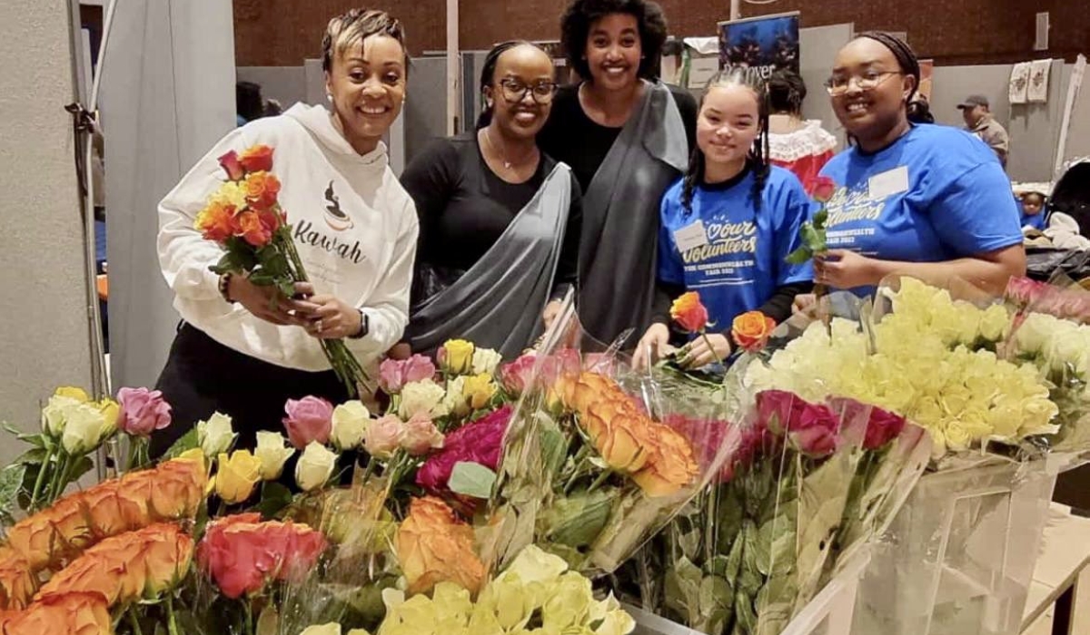 Rwandan exhibitors showcasing flowers from Rwanda at the Commonwealth Fair 2023 in November 2023. Unlimited quantities of flowers from East Africa can now be exported to the UK at zero per cent tariff. File