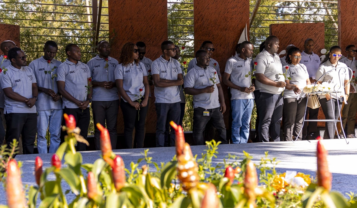 SKOL management and staff visited Kigali Genocide Memorial to pay respects to the Genocide victims. All photos by Christianne Murengerantwari