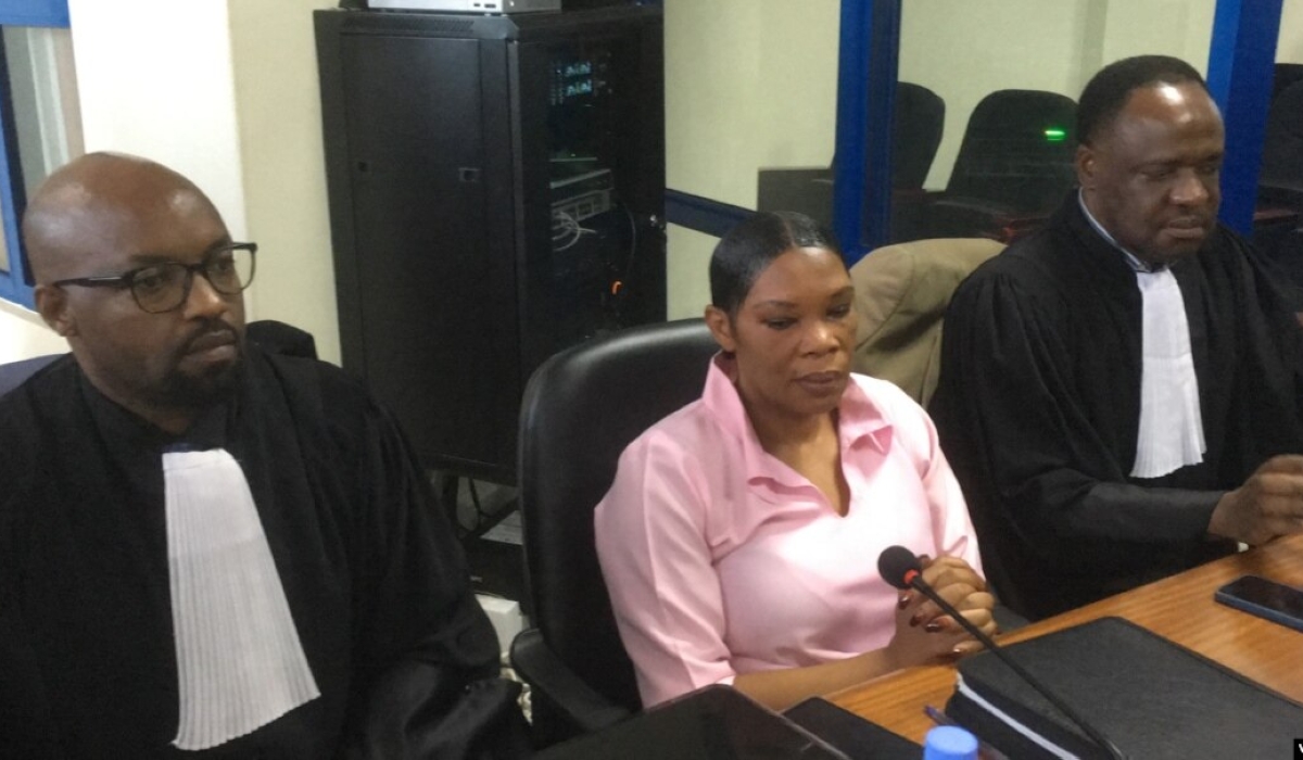 Convict Beatrice Munyenyezi, was given a life imprisonment sentence by Huye Intermediate Court for her involvement in the 1994 Genocide  against the Tutsi in Huye. Courtesy