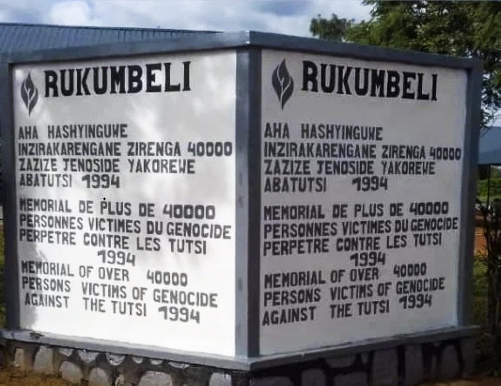 On April 16, 1994, Rukumberi, experienced horrific massacres that nearly wiped out the entire Tutsi population there. File