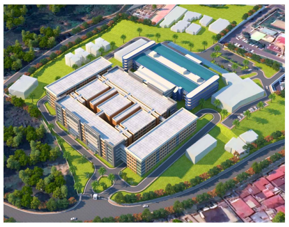 An artist&#039;s impression of King Faisal hospital, that is set to undergo a long term expansion that will span to 2050. Courtesy