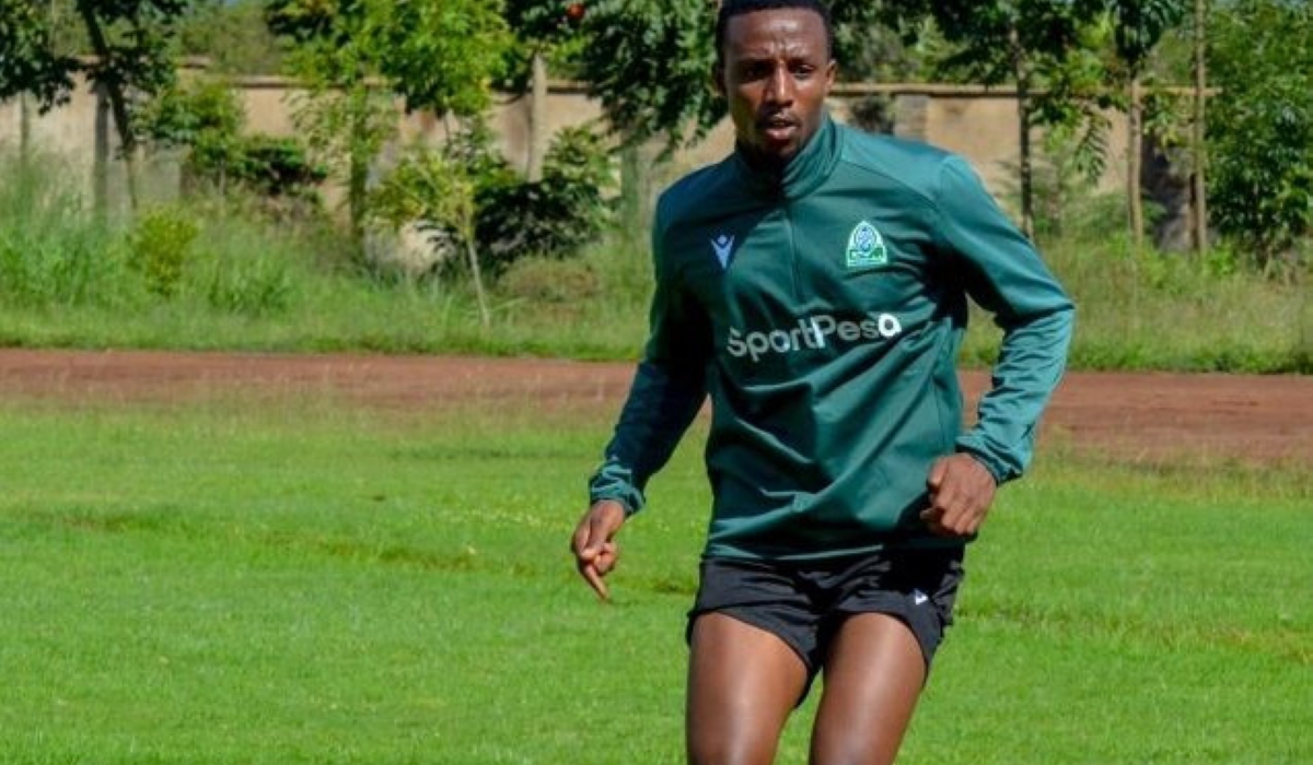 Bayisenge is back to training but will not feature against AFC Leopards on Sunday.