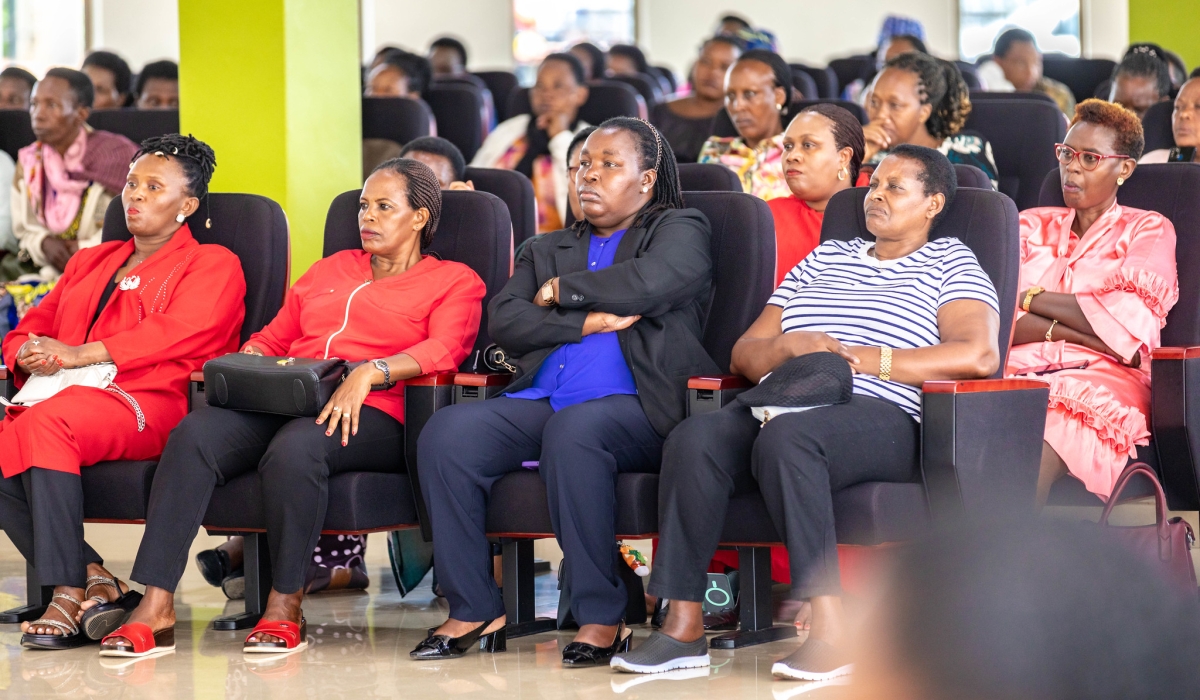  Members of Ndabaga Foundation during  the General Assembly on Saturday, April 20. During the General Assembly, the organization announced its five-year strategic plan. All photos by Craish Bahizi