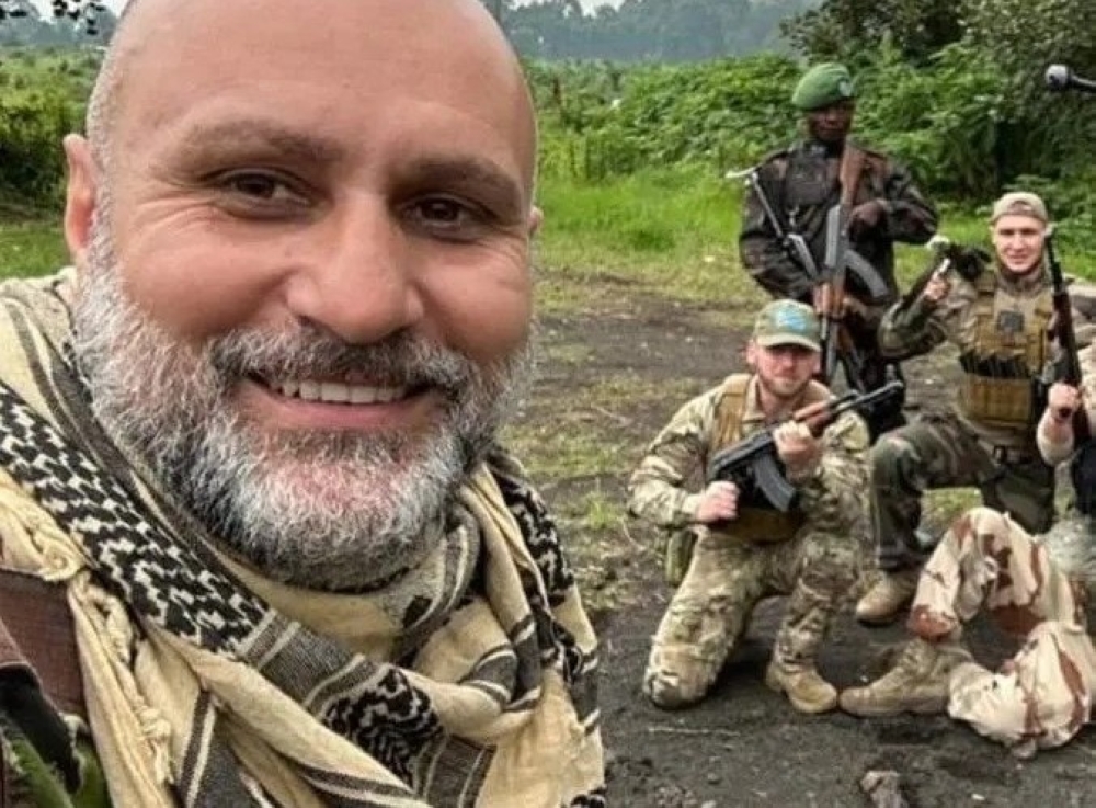 Some of the mercenaries fighting alongside FARDC against M23 in the eastern DR Congo.